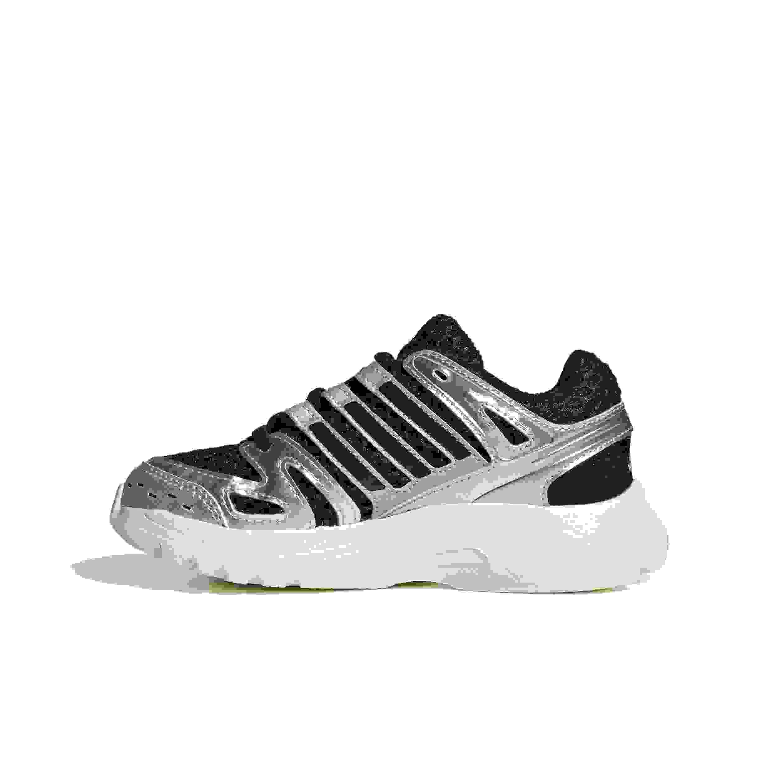 adidas Originals Adistar Control 5 EL Preschool Boys' "Core Black/Silver Metallic/Grey One" Shoe